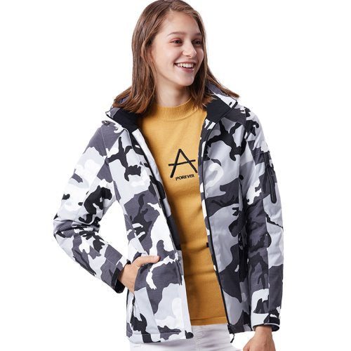 Veste chauffante camouflage pour femme
