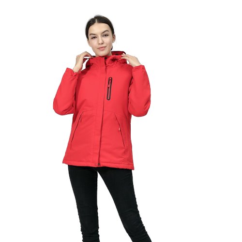 Veste chauffante électrique femme fuchsia