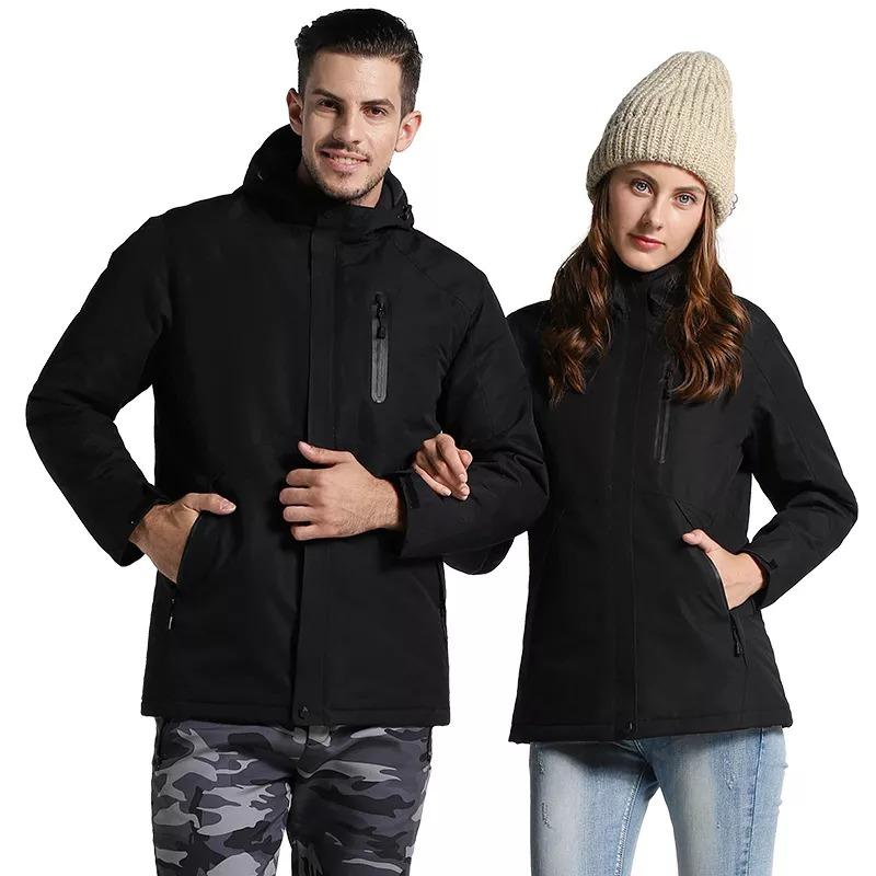 Veste chauffante électrique femme noire