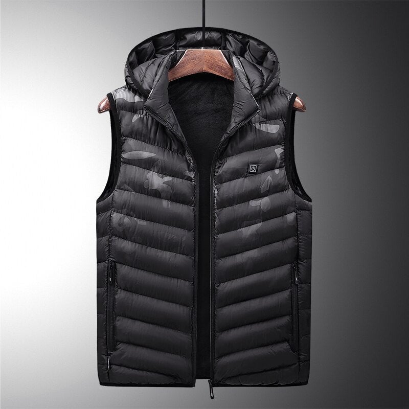 Veste chauffante femme camouflage 1 zone de chauffage