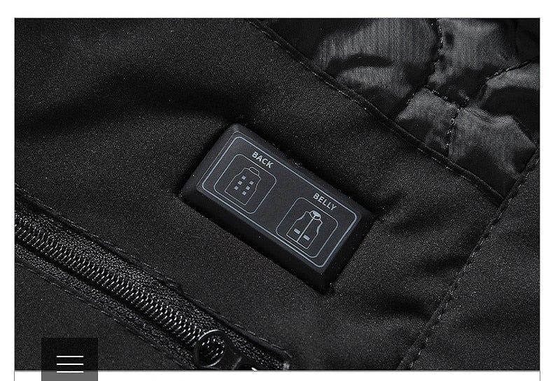 Veste chauffante homme luxe