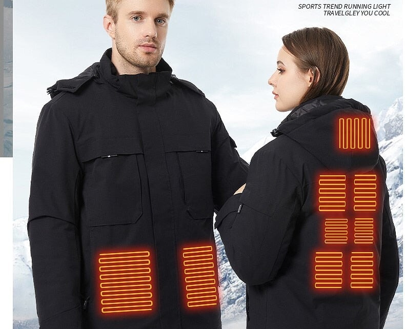 Veste chauffante homme luxe
