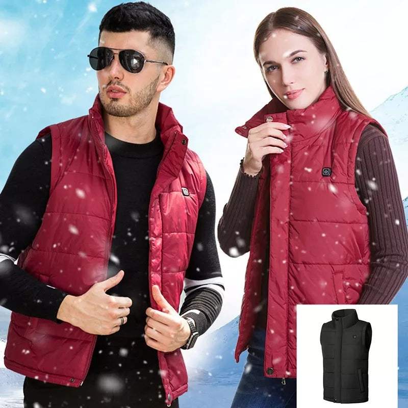 Veste chauffante sans manche femme