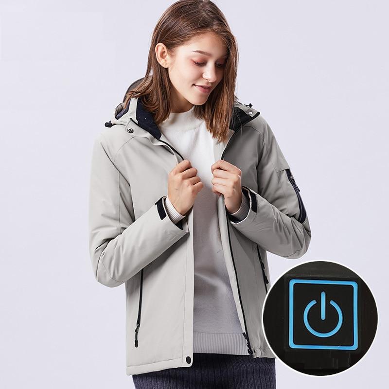 Veste chauffante USB femme