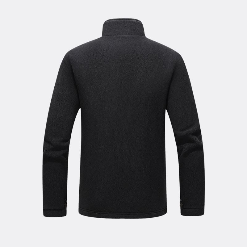 Veste polaire chauffante noir pour homme